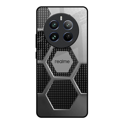 Hexagon Style Realme 12 Pro Plus 5G Glass Back Cover Online
