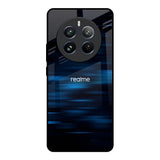 Blue Rough Abstract Realme 12 Pro Plus 5G Glass Back Cover Online