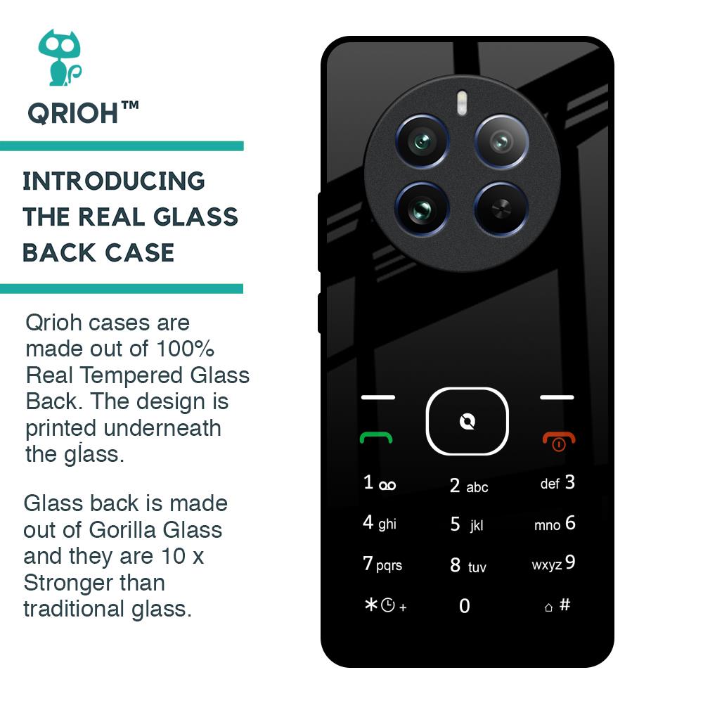 Classic Keypad Pattern Glass Case for Realme 12 Pro Plus 5G