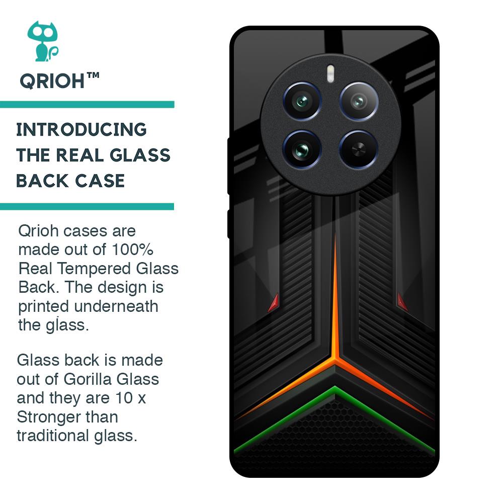Modern Ultra Chevron Glass Case for Realme 12 Pro Plus 5G