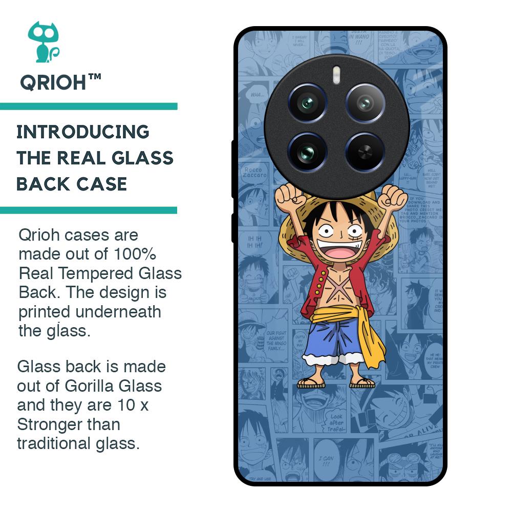 Chubby Anime Glass Case for Realme 12 Pro Plus 5G