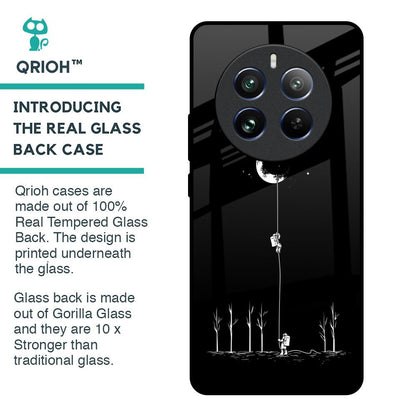 Catch the Moon Glass Case for Realme 12 Pro Plus 5G