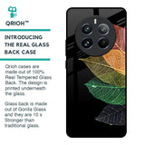 Colorful Leaves Glass Case for Realme 12 Pro Plus 5G