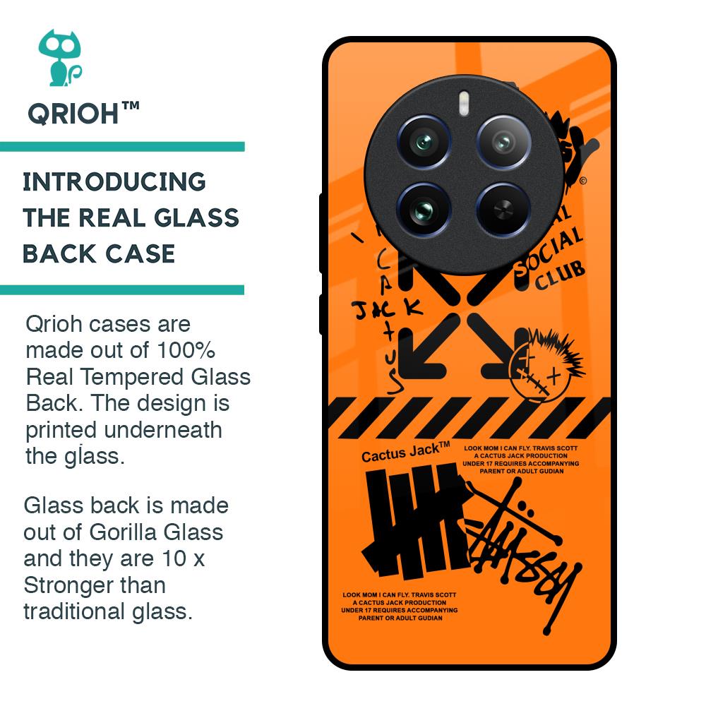 Anti Social Club Glass Case for Realme 12 Pro Plus 5G