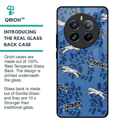 Blue Cheetah Glass Case for Realme 12 Pro Plus 5G