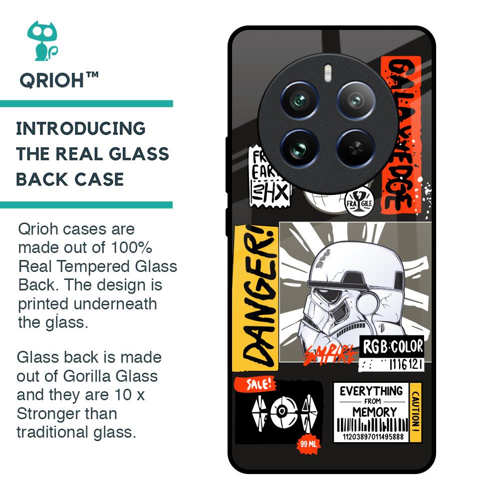 Galaxy Edge Glass Case for Realme 12 Pro Plus 5G