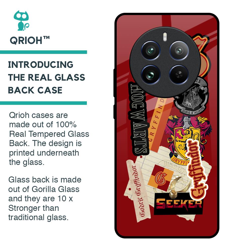 Gryffindor Glass Case for Realme 12 Pro Plus 5G