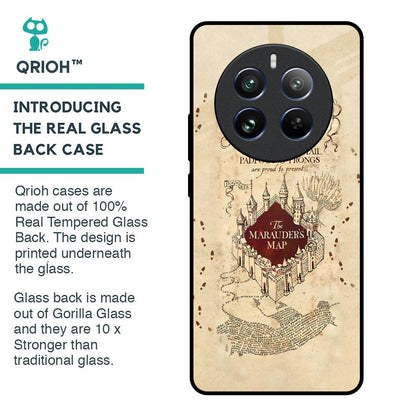 Magical Map Glass Case for Realme 12 Pro Plus 5G