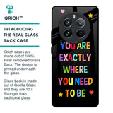 Magical Words Glass Case for Realme 12 Pro Plus 5G