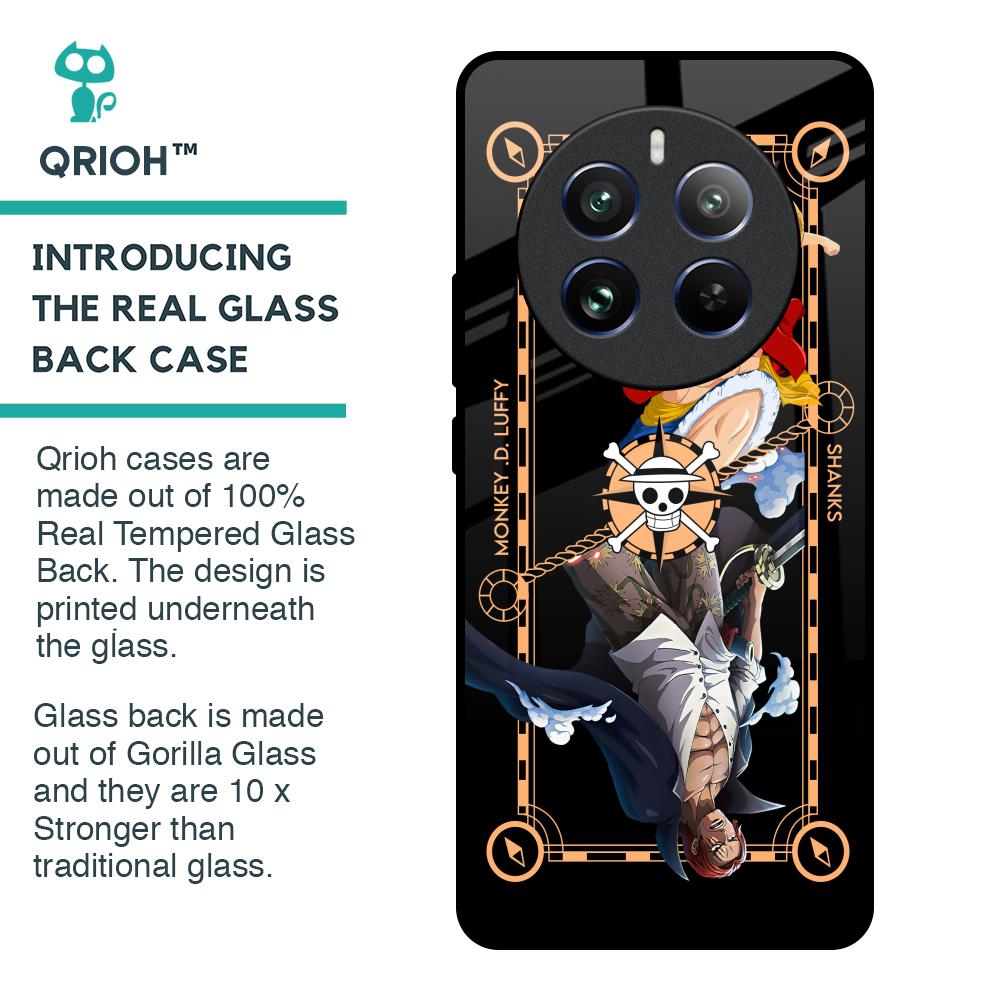 Shanks & Luffy Glass Case for Realme 12 Pro Plus 5G