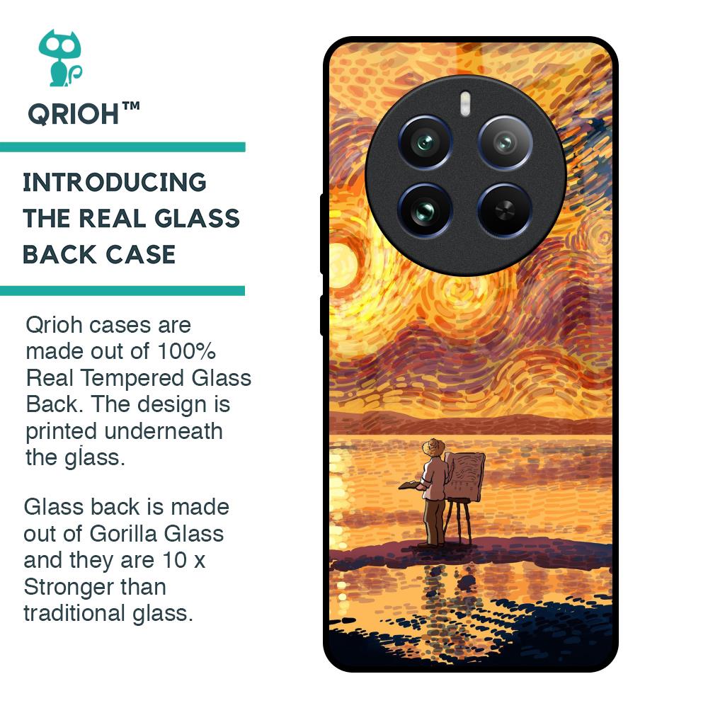 Sunset Vincent Glass Case for Realme 12 Pro Plus 5G