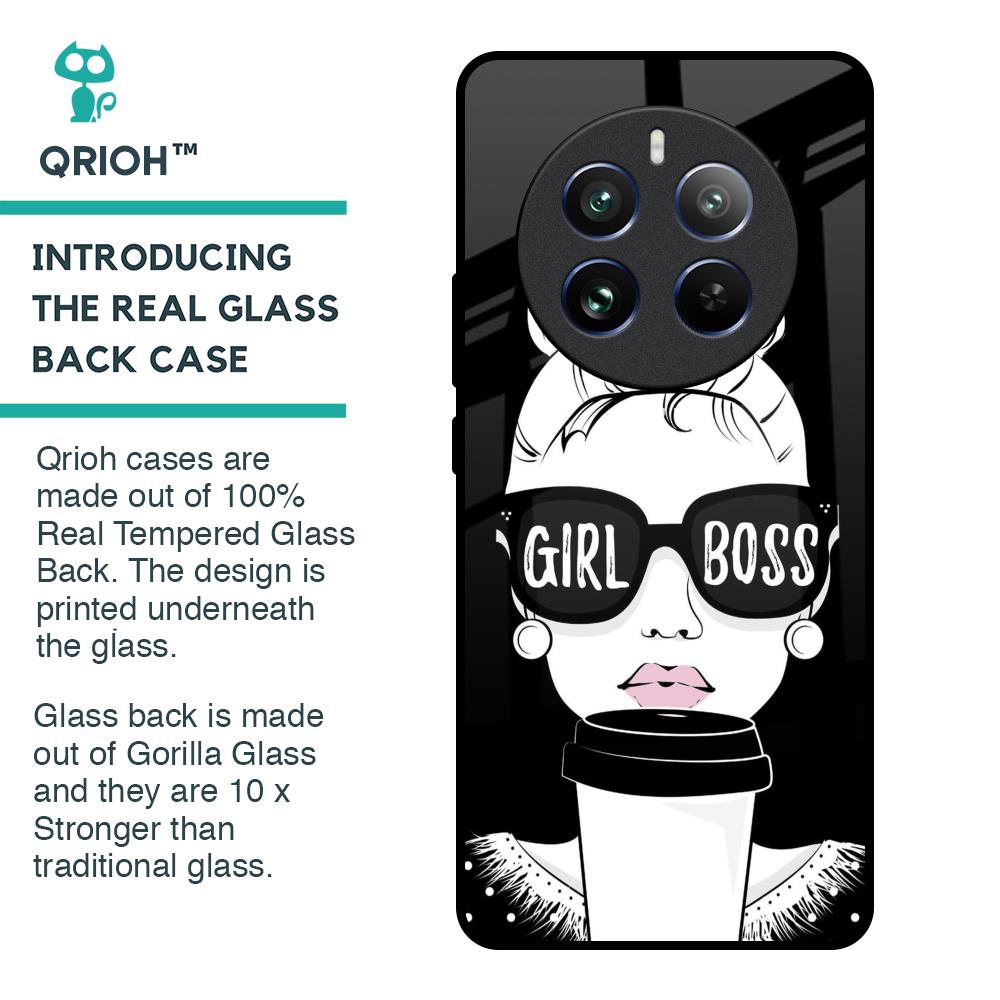Girl Boss Glass Case For Realme 12 Pro Plus 5G