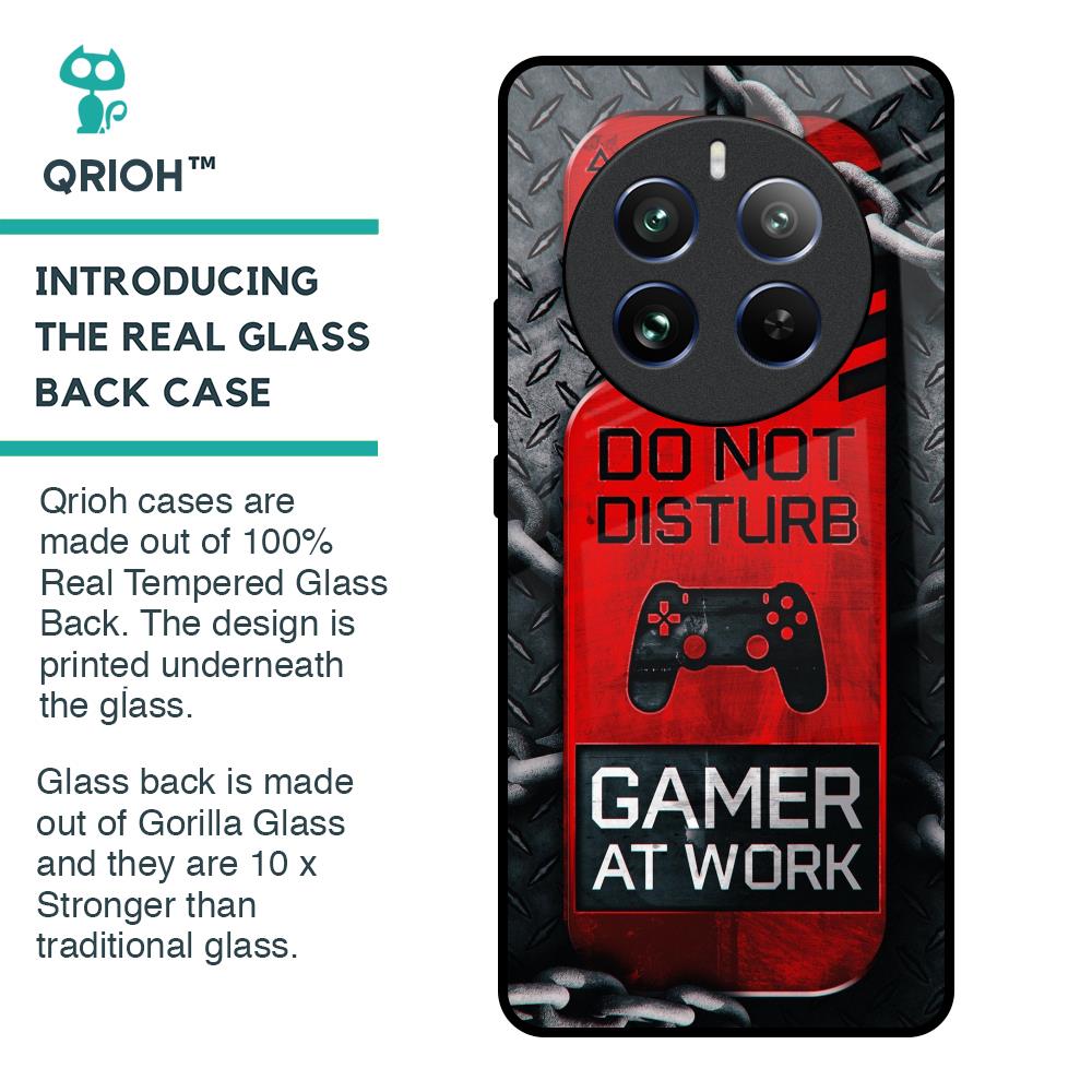 Do No Disturb Glass Case For Realme 12 Pro Plus 5G