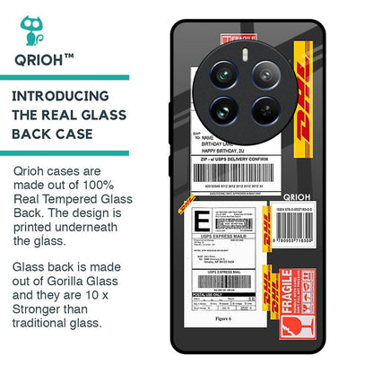Cool Barcode Label Glass Case For Realme 12 Pro Plus 5G