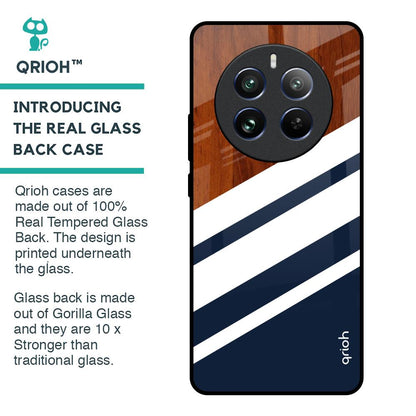 Bold Stripes Glass Case for Realme 12 Pro Plus 5G