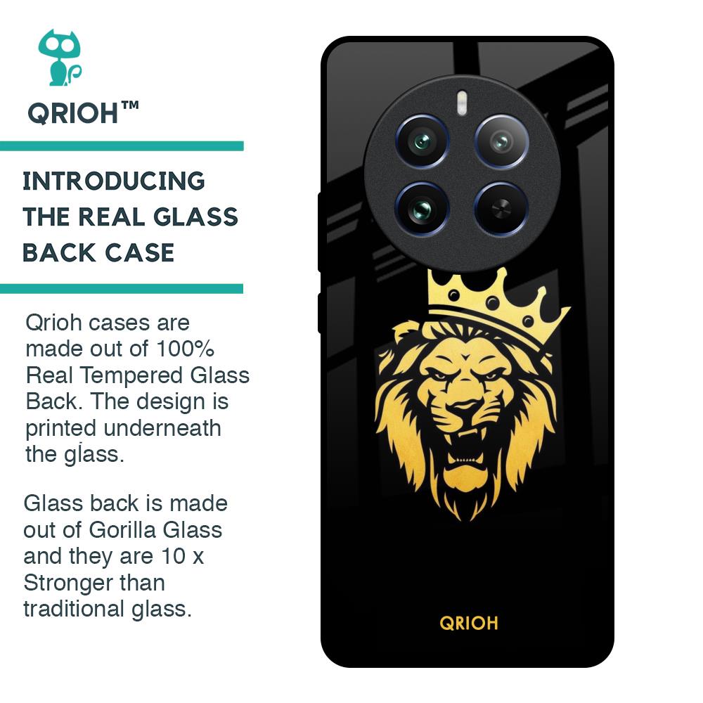 Lion The King Glass Case for Realme 12 Pro Plus 5G