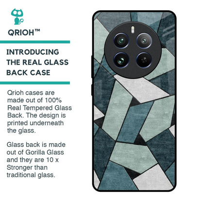 Abstact Tiles Glass Case for Realme 12 Pro Plus 5G