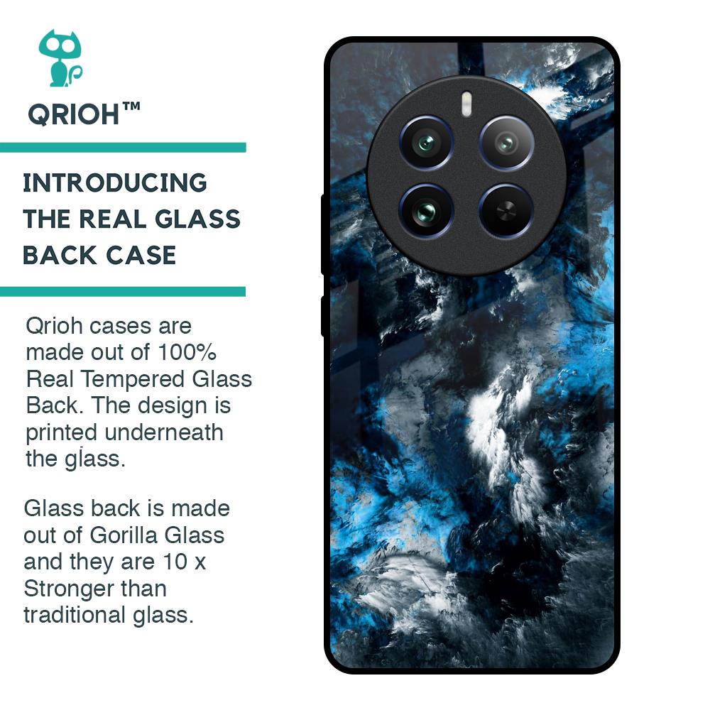 Cloudy Dust Glass Case for Realme 12 Pro Plus 5G