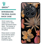 Lines Pattern Flowers Glass Case for Realme 12 Pro Plus 5G