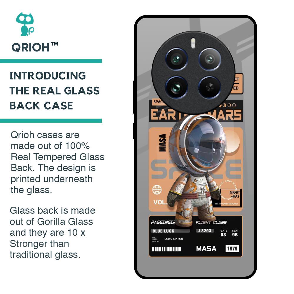 Space Ticket Glass Case for Realme 12 Pro Plus 5G