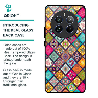 Multicolor Mandala Glass Case for Realme 12 Pro Plus 5G