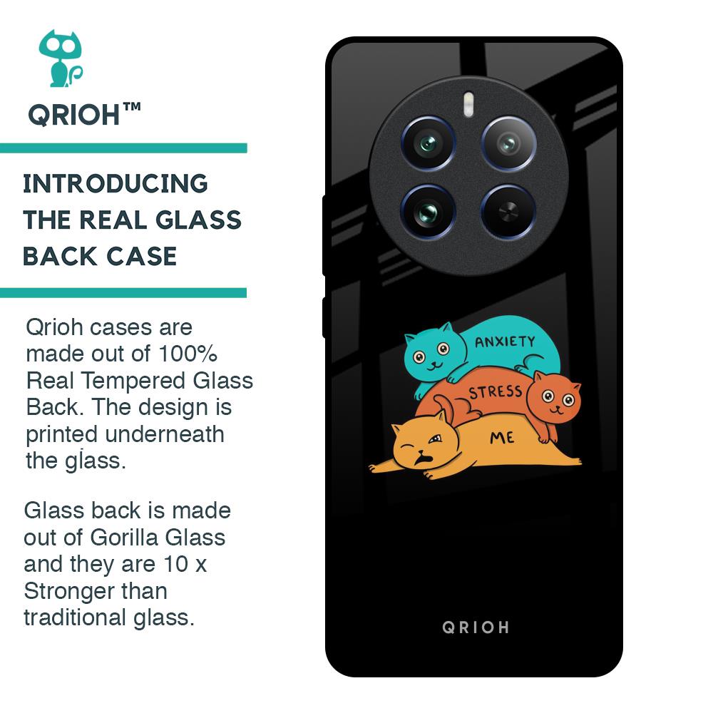 Anxiety Stress Glass Case for Realme 12 Pro Plus 5G
