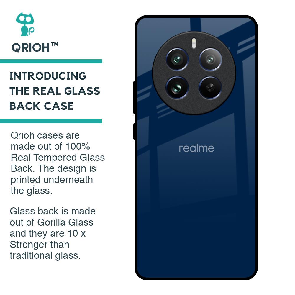 Royal Navy Glass Case for Realme 12 Pro Plus 5G