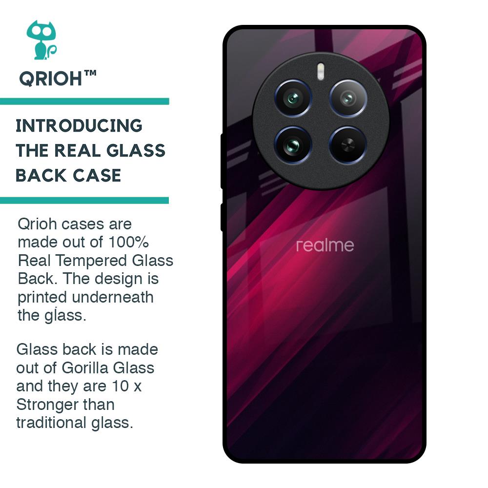 Razor Black Glass Case for Realme 12 Pro Plus 5G