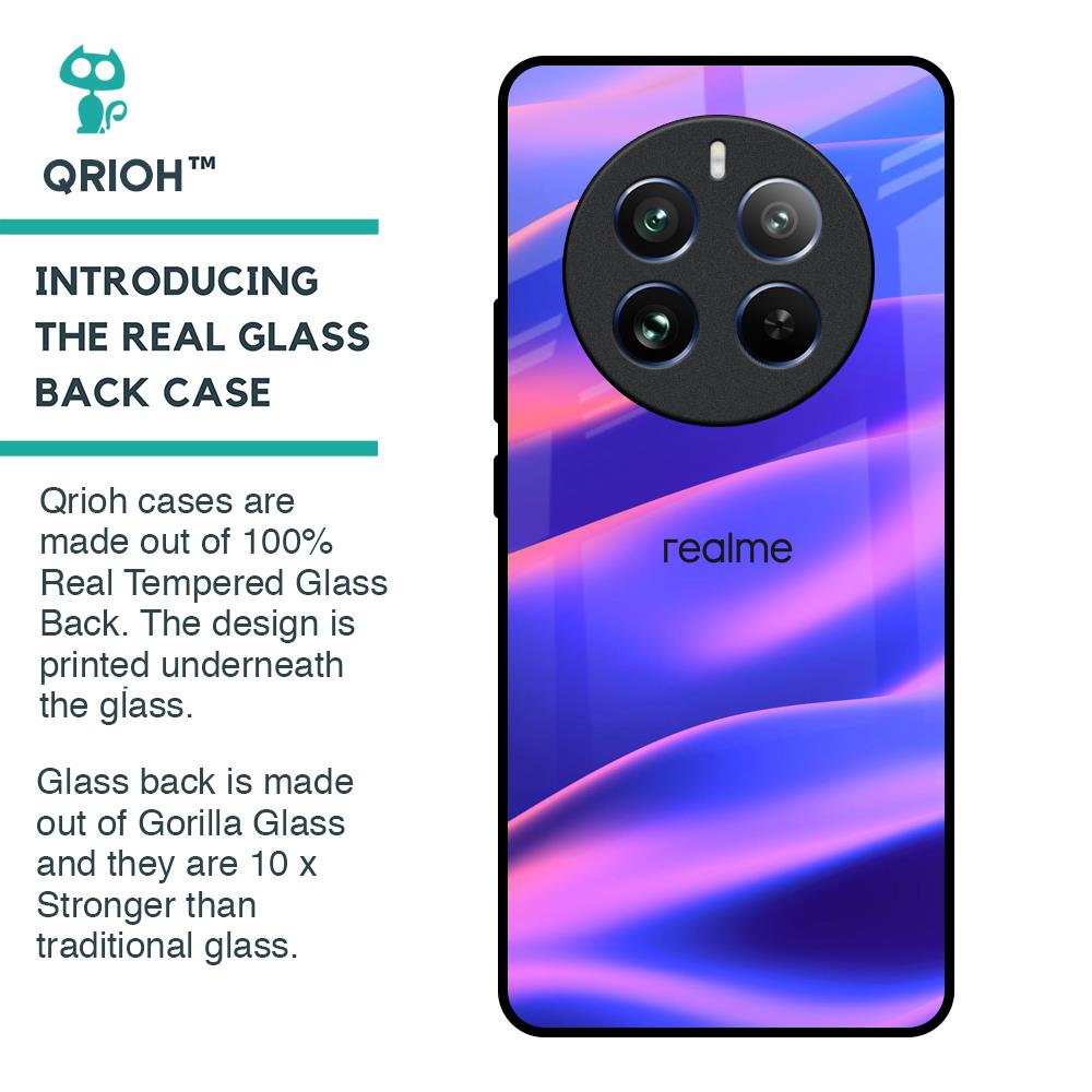 Colorful Dunes Glass Case for Realme 12 Pro Plus 5G