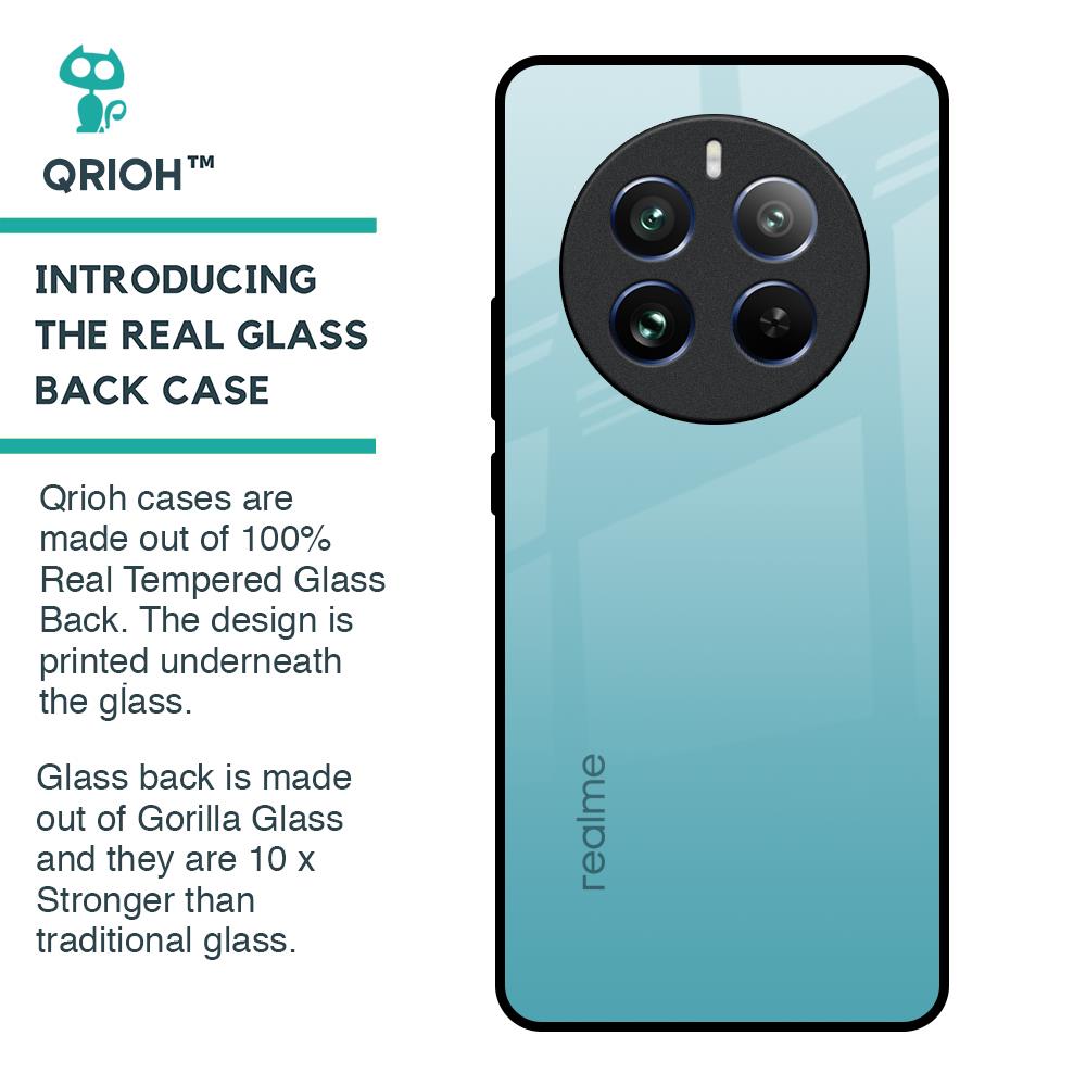 Arctic Blue Glass Case For Realme 12 Pro Plus 5G
