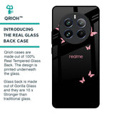 Fly Butterfly Glass Case for Realme 12 Pro Plus 5G