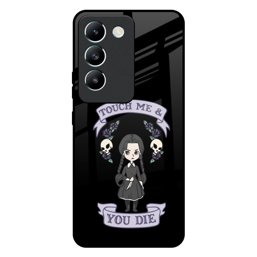 Touch Me & You Die Vivo T3 5G Glass Back Cover Online