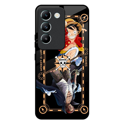 Shanks & Luffy Vivo T3 5G Glass Back Cover Online