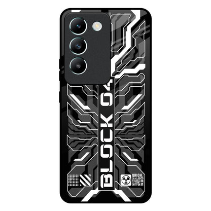 Monochrome Magic Vivo T3 5G Glass Back Cover Online