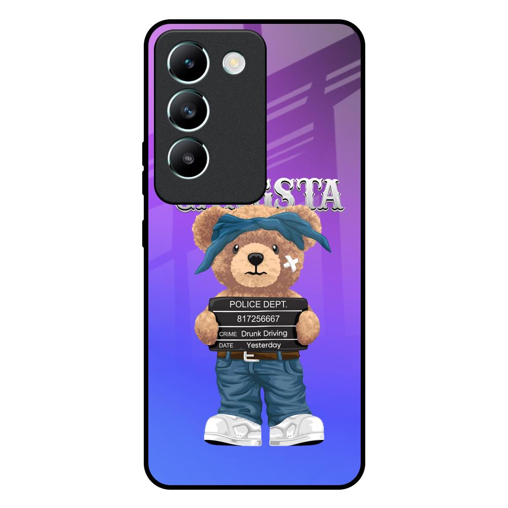 Gangsta Bear Vivo T3 5G Glass Back Cover Online