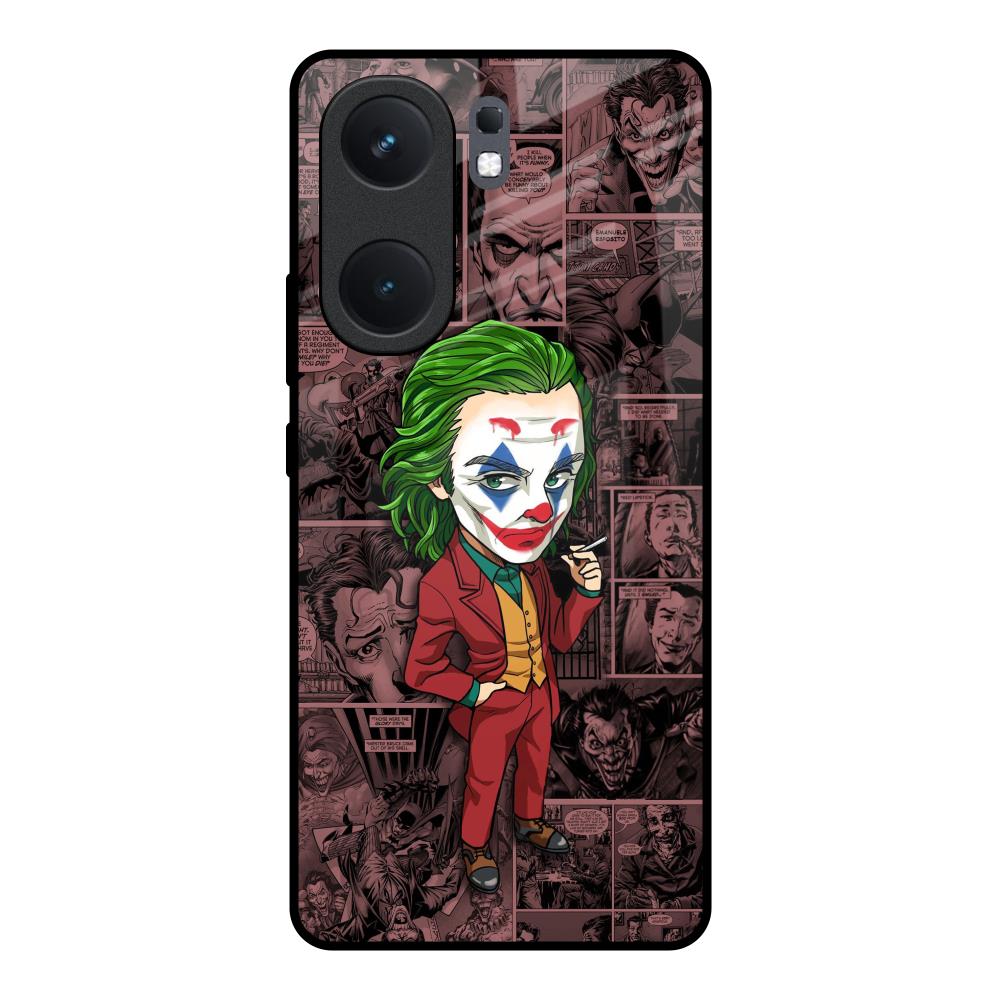 Joker Cartoon IQOO Neo 9 Pro Glass Back Cover Online