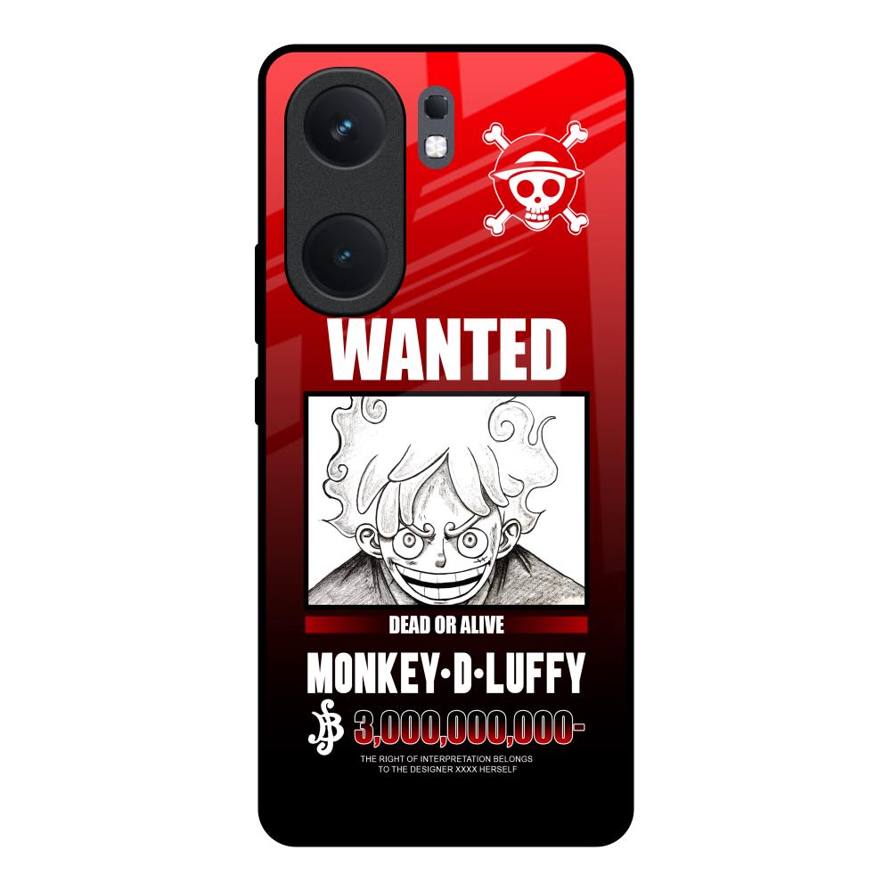 Luffy Wanted IQOO Neo 9 Pro Glass Back Cover Online