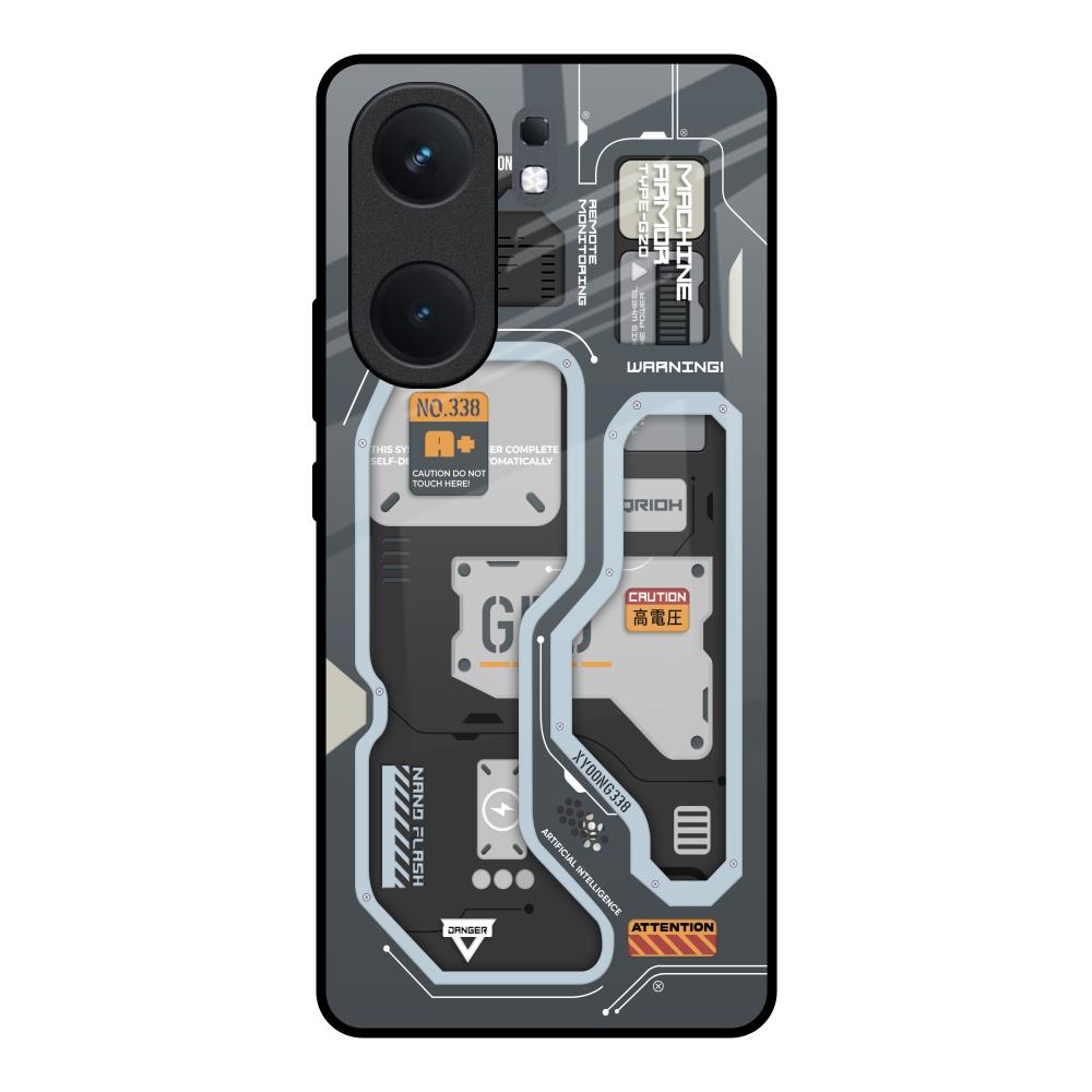Retro Futuristic IQOO Neo 9 Pro Glass Back Cover Online