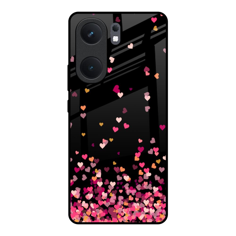 Heart Rain Fall IQOO Neo 9 Pro Glass Back Cover Online