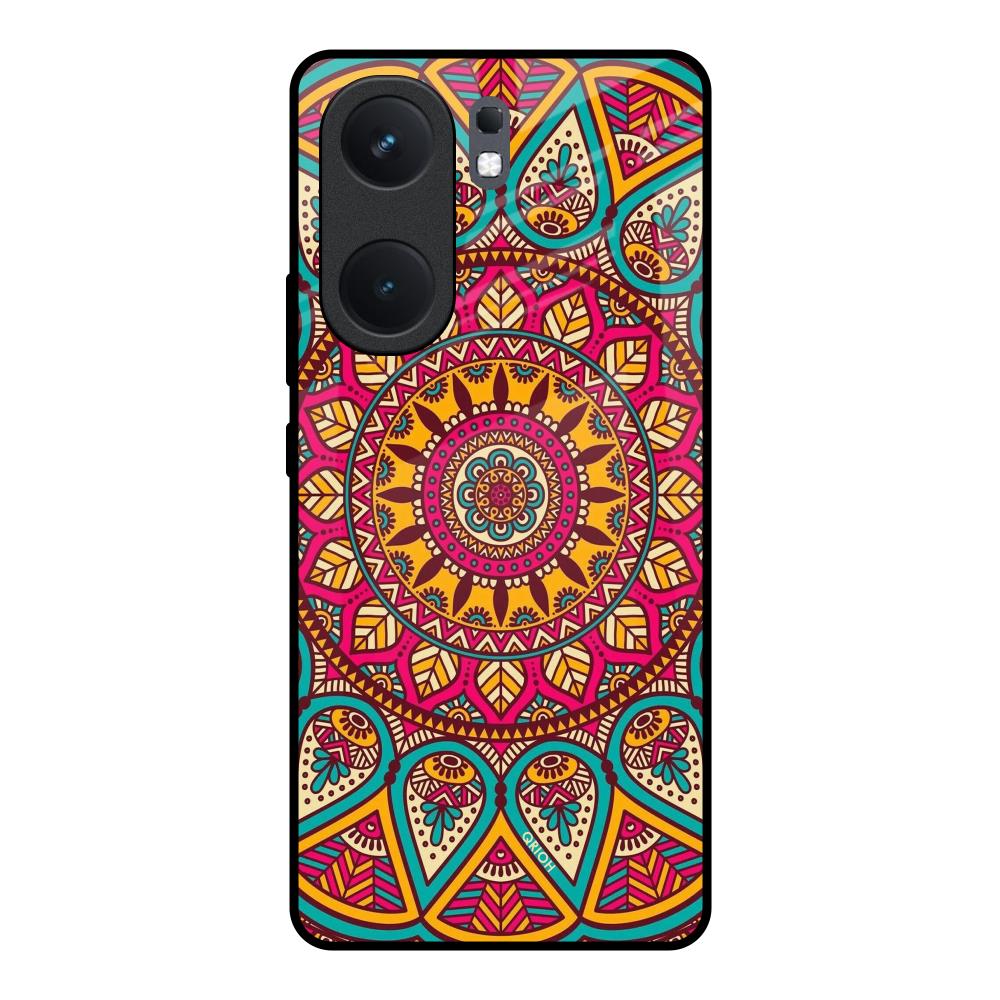 Elegant Mandala IQOO Neo 9 Pro Glass Back Cover Online