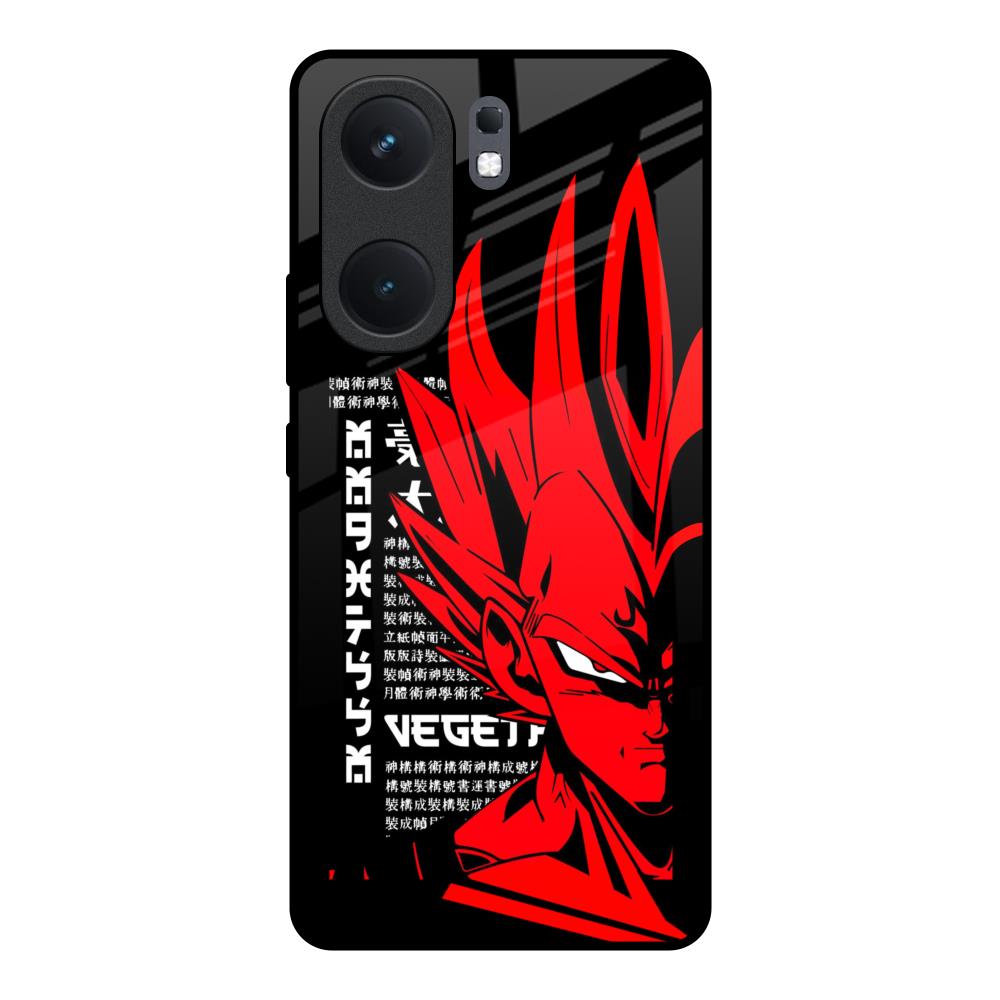Red Vegeta IQOO Neo 9 Pro Glass Back Cover Online
