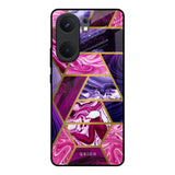 Electroplated Geometric Marble IQOO Neo 9 Pro Glass Back Cover Online