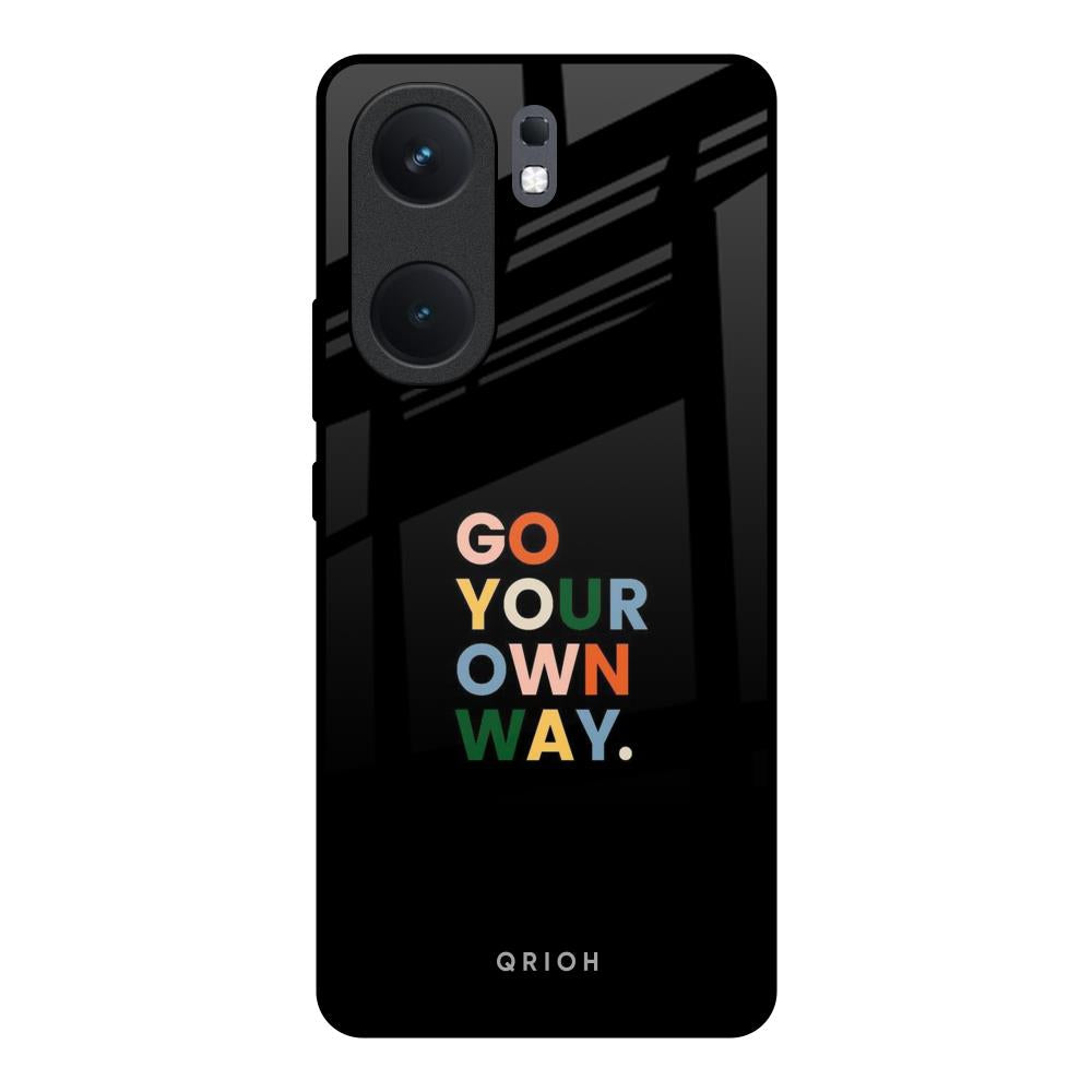 Go Your Own Way IQOO Neo 9 Pro Glass Back Cover Online