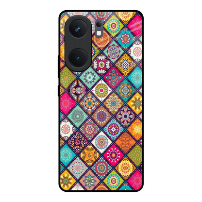 Multicolor Mandala IQOO Neo 9 Pro Glass Back Cover Online