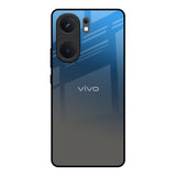 Blue Grey Ombre IQOO Neo 9 Pro Glass Back Cover Online