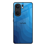 Blue Wave Abstract IQOO Neo 9 Pro Glass Back Cover Online
