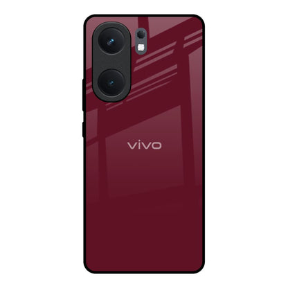 Classic Burgundy IQOO Neo 9 Pro Glass Back Cover Online