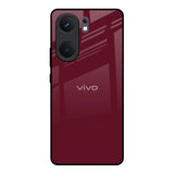 Classic Burgundy IQOO Neo 9 Pro Glass Back Cover Online