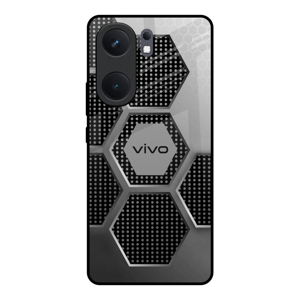 Hexagon Style IQOO Neo 9 Pro Glass Back Cover Online