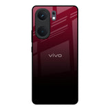 Wine Red IQOO Neo 9 Pro Glass Back Cover Online